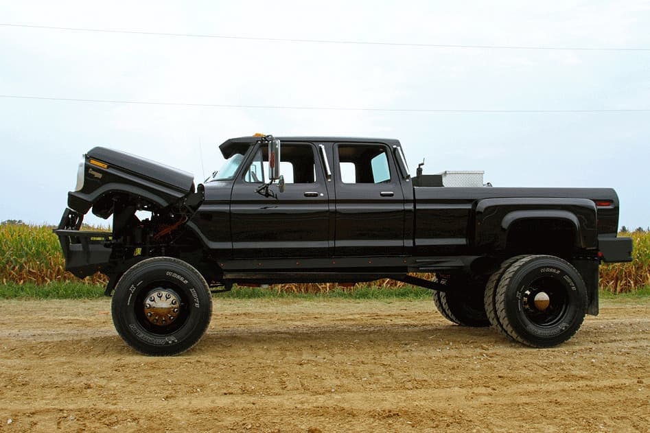 Unveiling the Legacy: The 1975 Ford F-350 Crew Cab Custom Dually 4x4