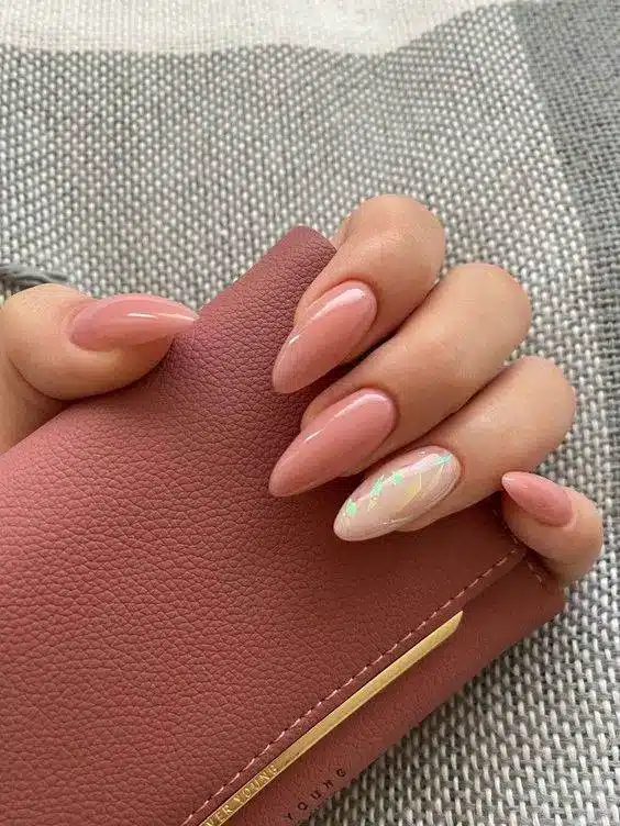 30 Feminine Nude Nail Designs To Slay Any Occasion - 215