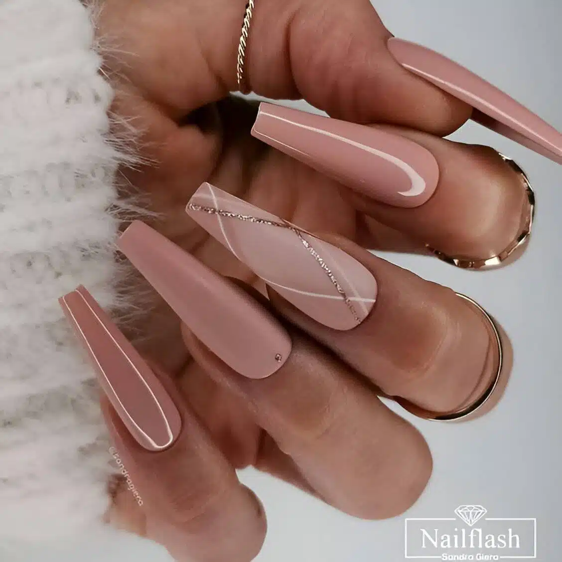 30 Feminine Nude Nail Designs To Slay Any Occasion - 231