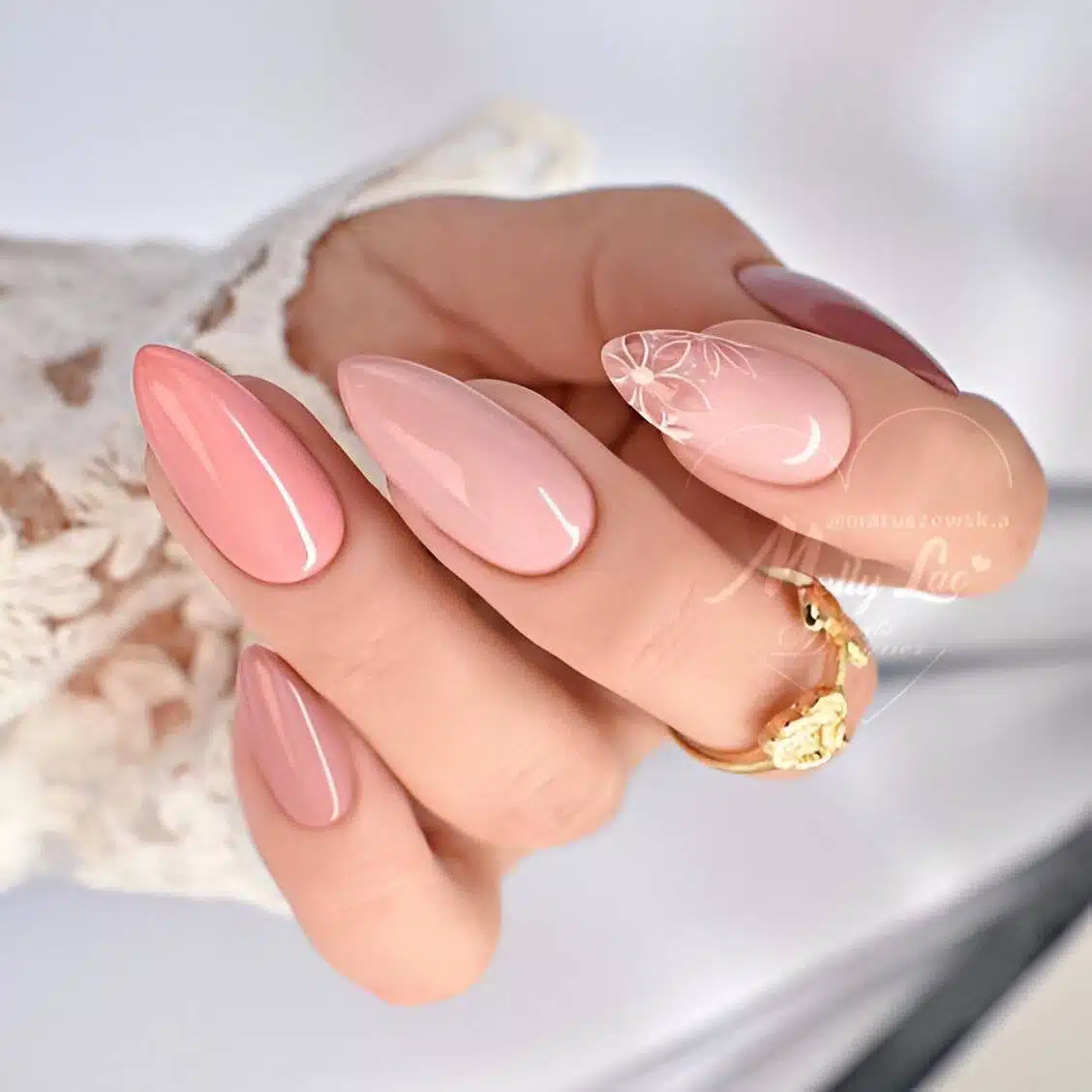 30 Feminine Nude Nail Designs To Slay Any Occasion - 233