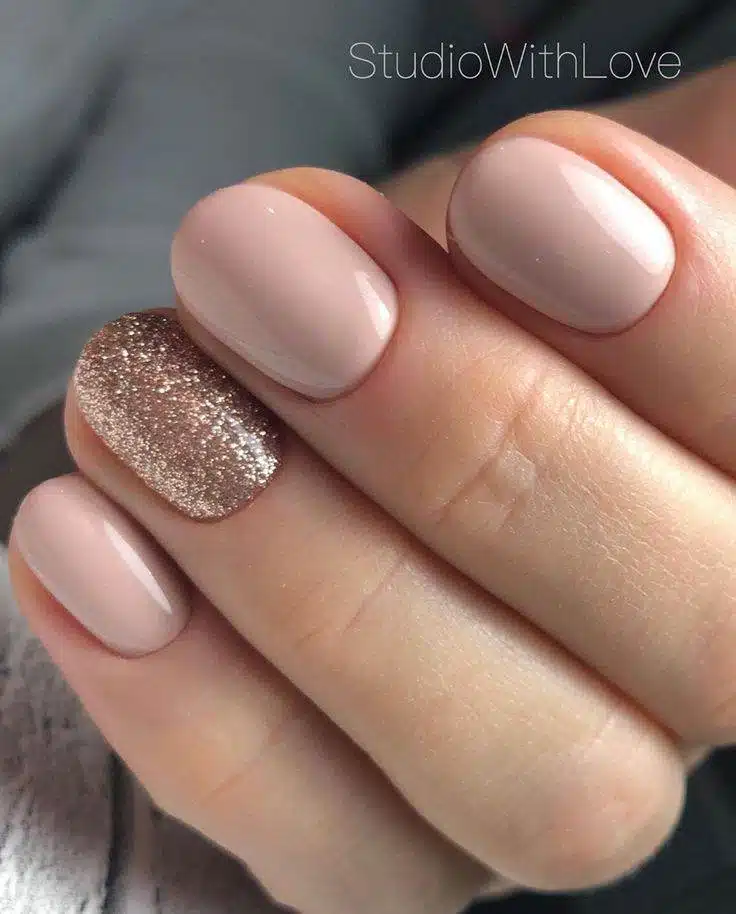 30 Feminine Nude Nail Designs To Slay Any Occasion - 235