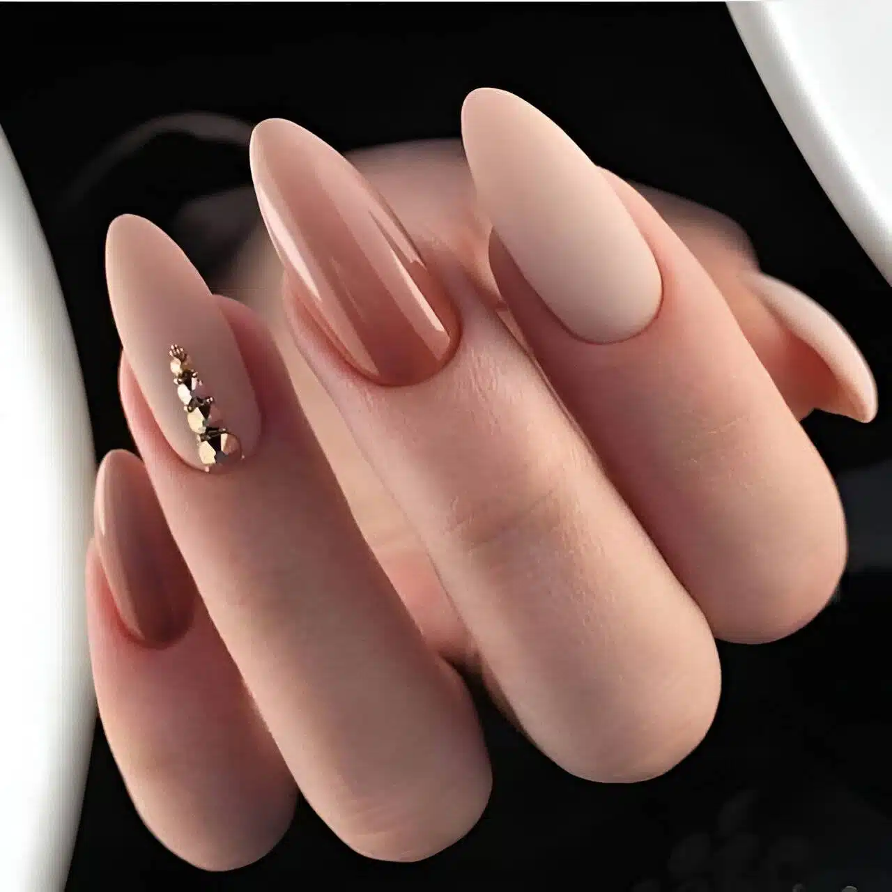 30 Feminine Nude Nail Designs To Slay Any Occasion - 199