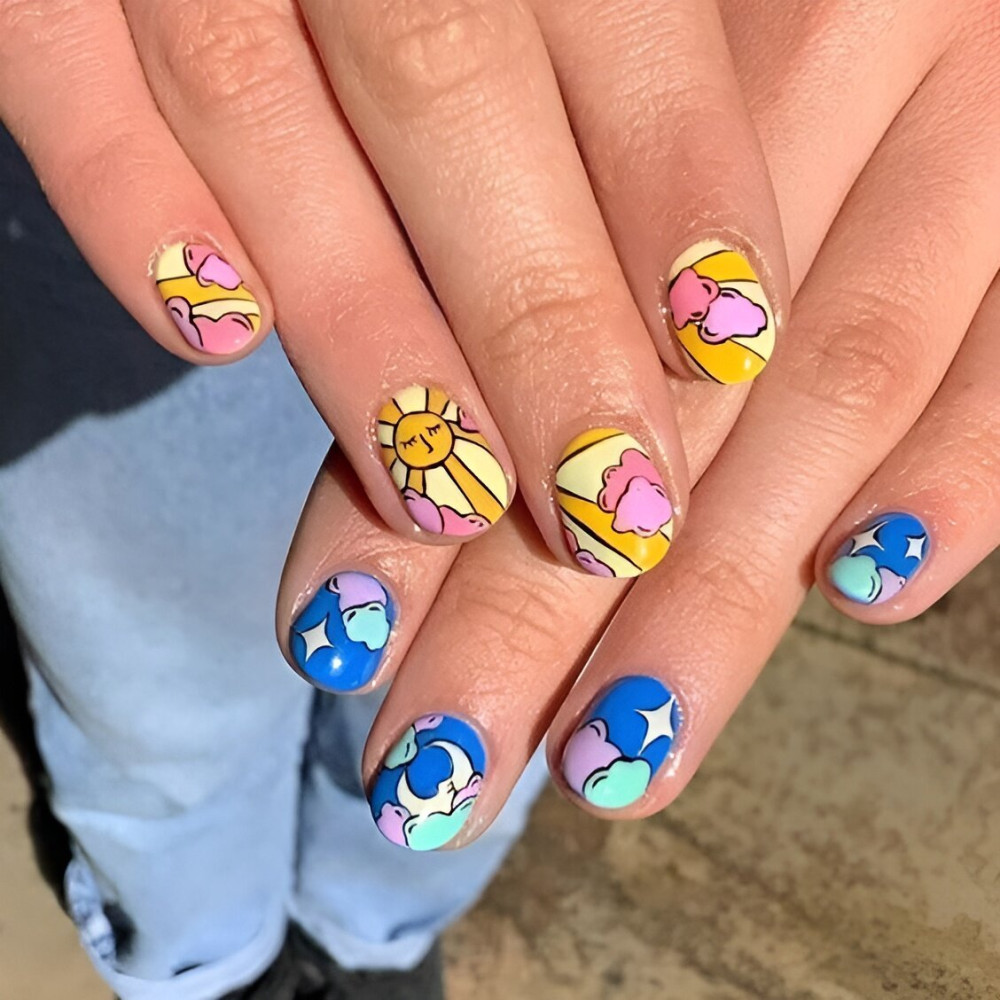 30 Majestic Glass-Stained Nail Art Designs To Make You A Queen - 221