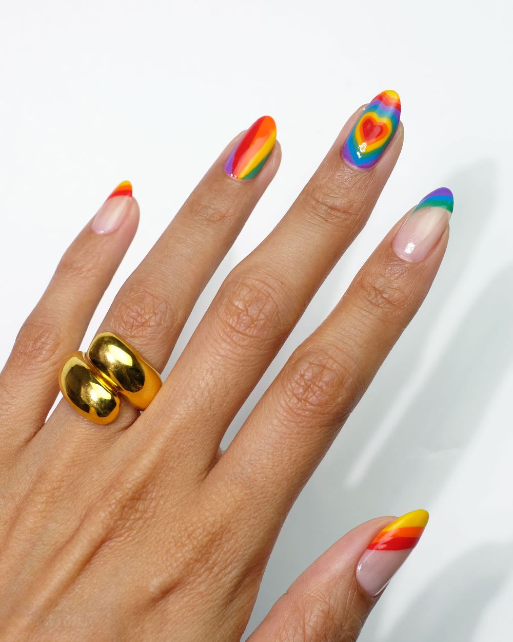 How To DIY Bright, Playful Rainbow Nails- Lulus.com Fashion Blog