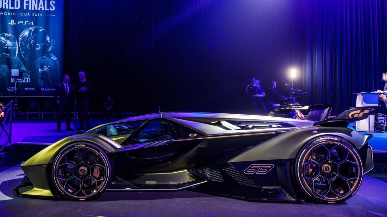 The Lamborghini Lambo V12 Vision Gran Turismo will leave you amazed by its exceptional level of detail.