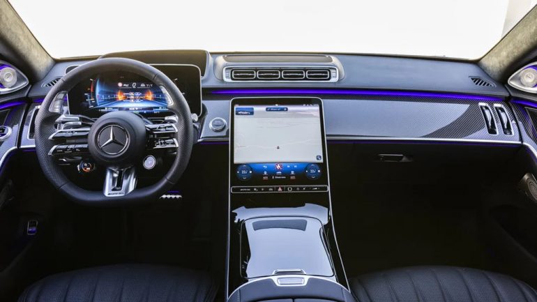 2023 mercedes-amg s63 e performance dashboard