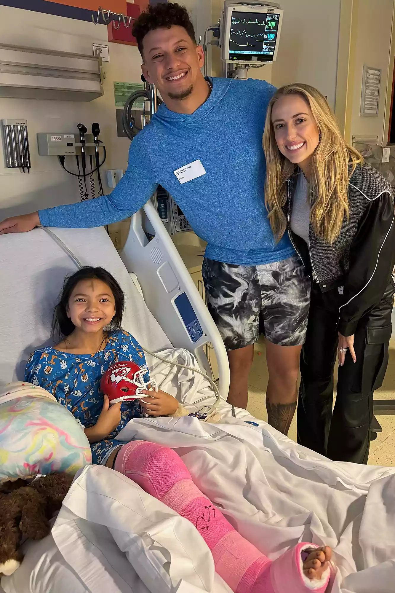 Patrick, Brittany Mahomes Visit Kids Wounded in Chiefs Parade Shooting