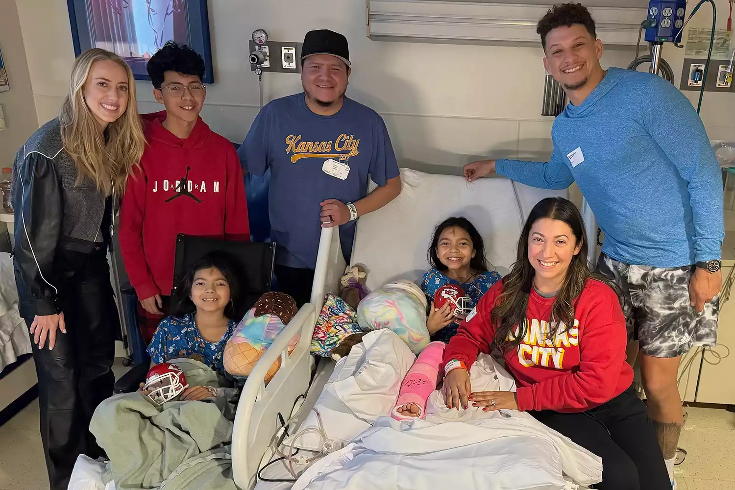 Patrick, Brittany Mahomes Visit Kids Wounded in Chiefs Parade Shooting