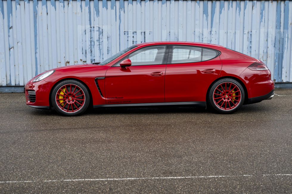 a red sports car