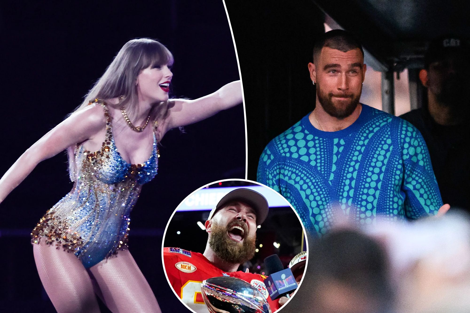 travis kelce taylor swift las vegas