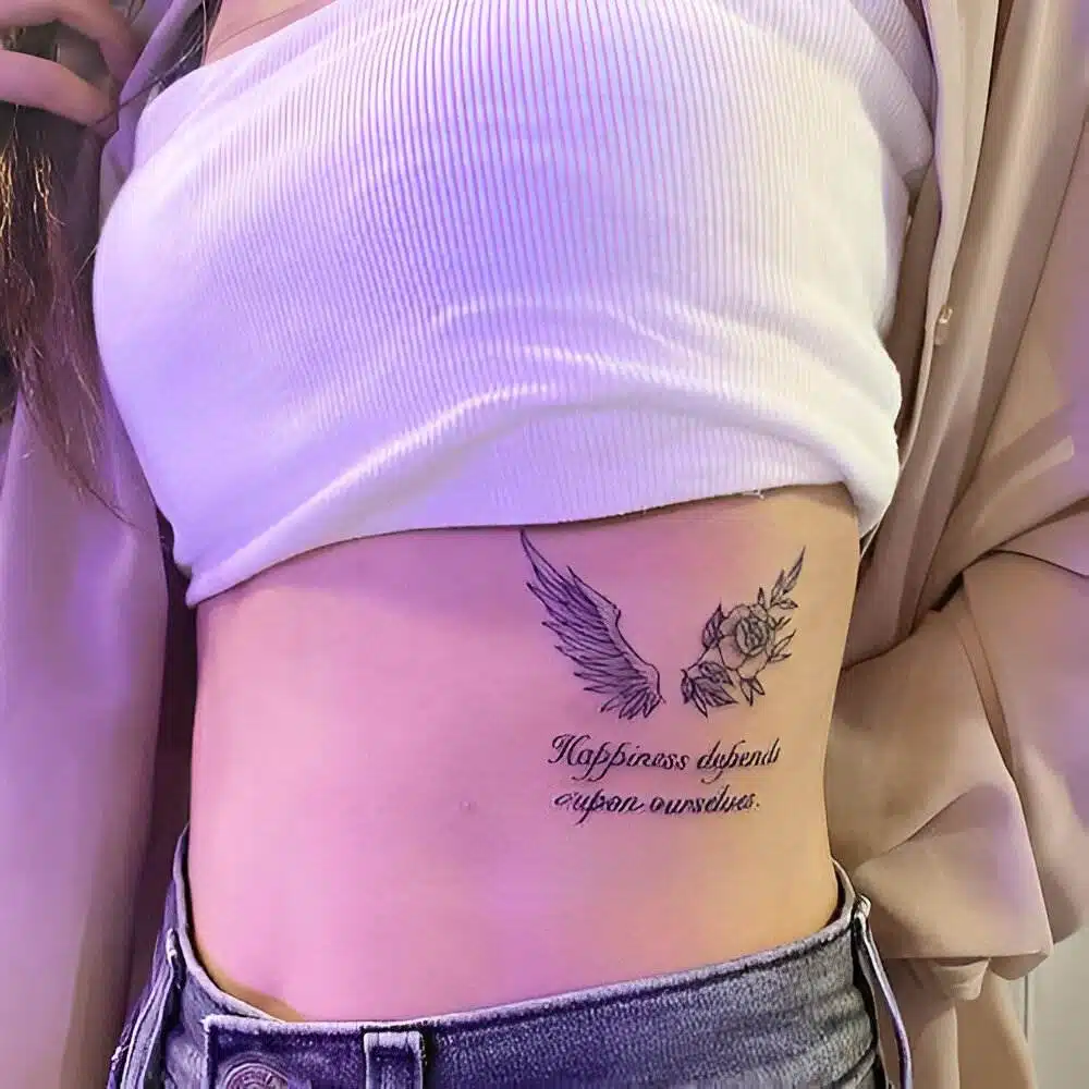 25 Angel Wing Tattoos That Are The Epitome Of Feminine Power - 189