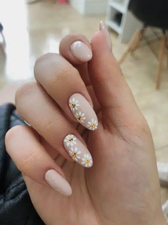 30 Gorgeous Flower Nail Designs No Pretty Girl Should Miss - 227