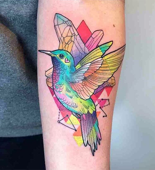 3D Bird Tattoo