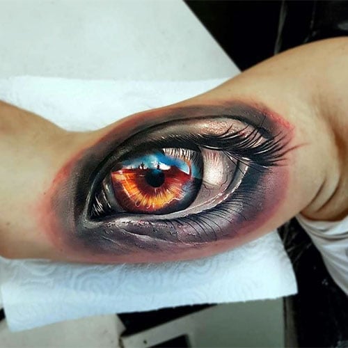 3D Eye Tattoo