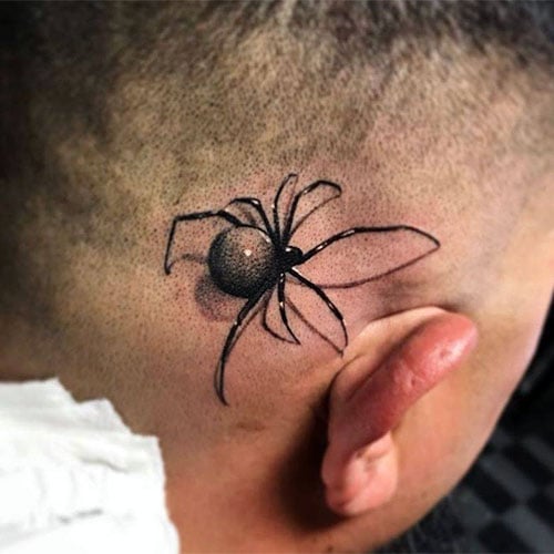 3D Spider Tattoo Ideas