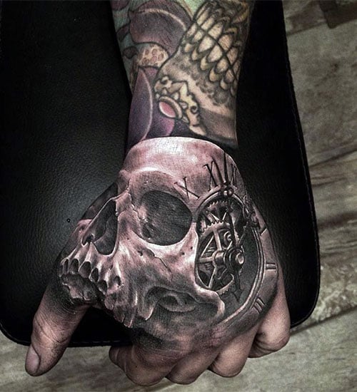 Amazing 3D Hand Tattoo