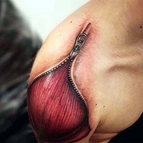 Awesome Realistic 3D Tattoo