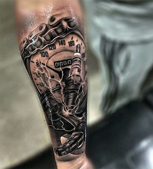 Badass 3D Arm Tattoo