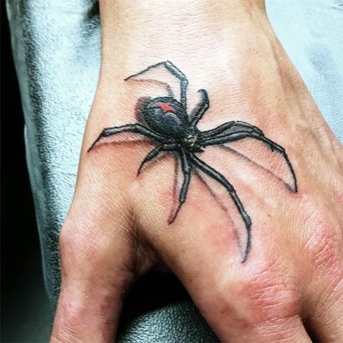 Badass 3D Spider Tattoo