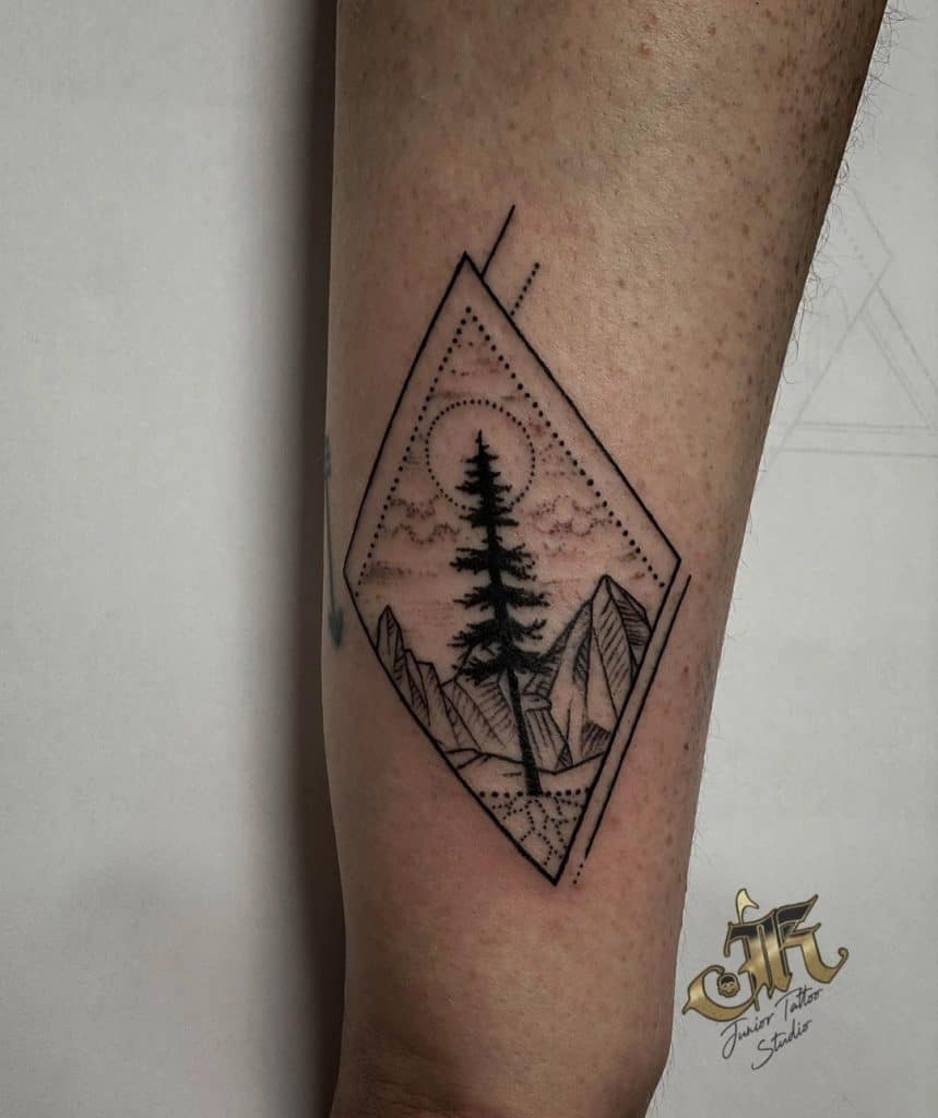 Linework or Line Art Tattoos 1