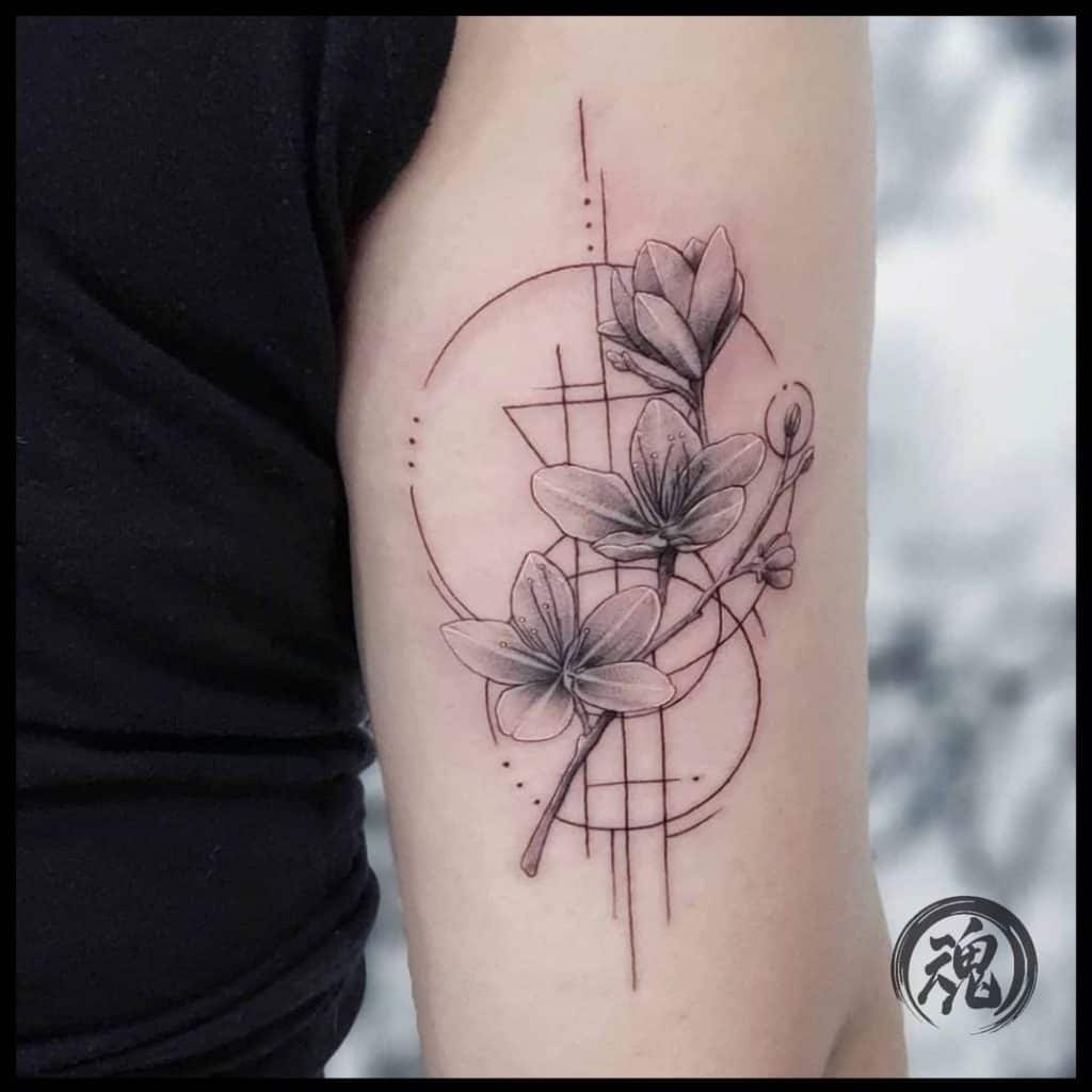 Linework or Line Art Tattoos 2