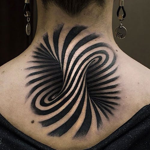 Optical Illusion 3D Tattoo