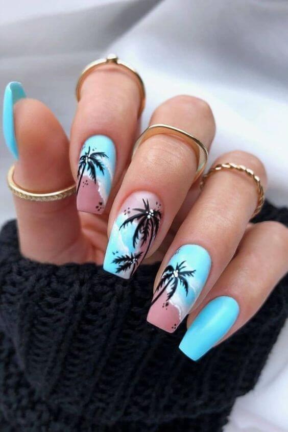 37 beach nails for an exciting summer - amazingmindscape.com