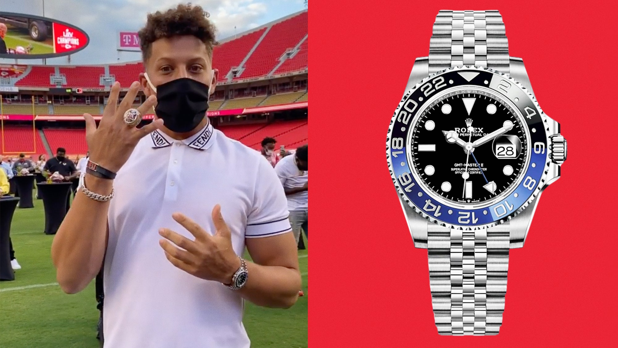 Patrick Mahomes Wears a Championship-Caliber Watch | GQ