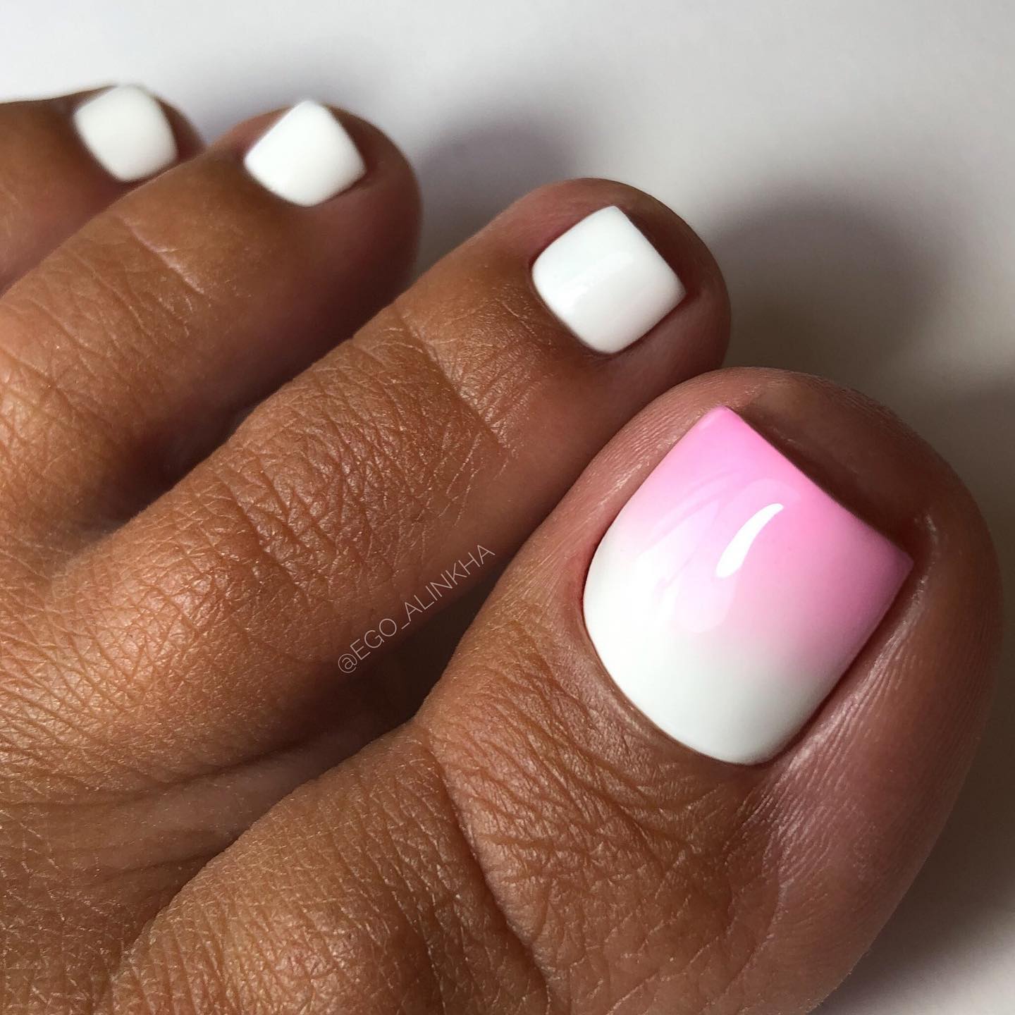 "White-to-Pink