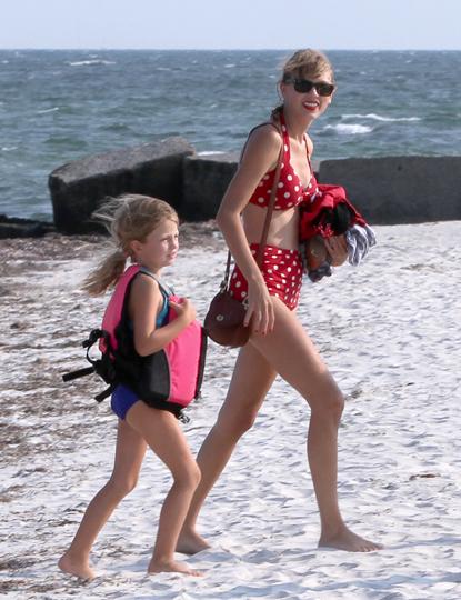 A Bikini-clad Taylor Swift Holds Hands With New Boyfriend Conor Kennedy At The Beach