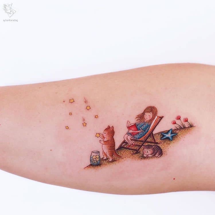 Cute Tattoos by Ayhan Karadag