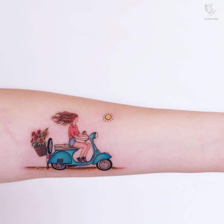 Cute Tattoos by Ayhan Karadag