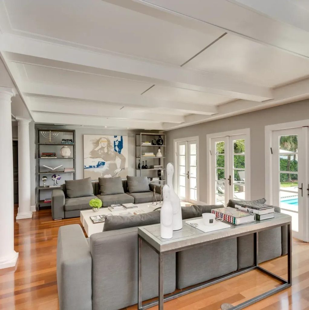 Family Room in Goran Dragić's Miami Home