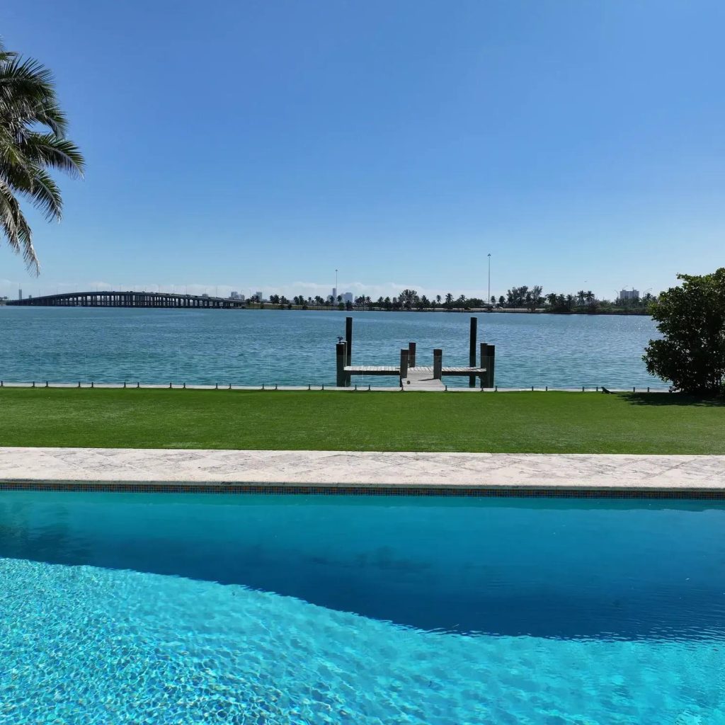 Pool of Goran Dragić's Miami Home