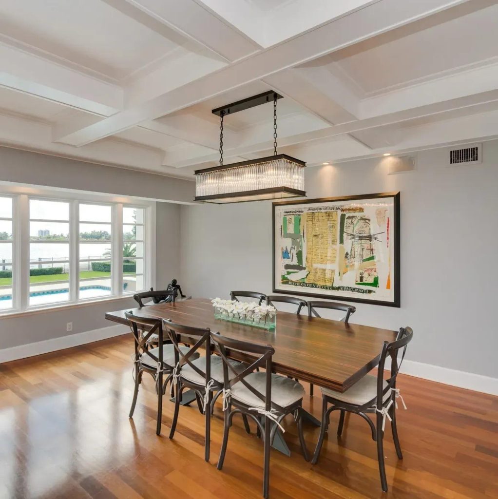 Dining Room in Goran Dragić's Miami Home