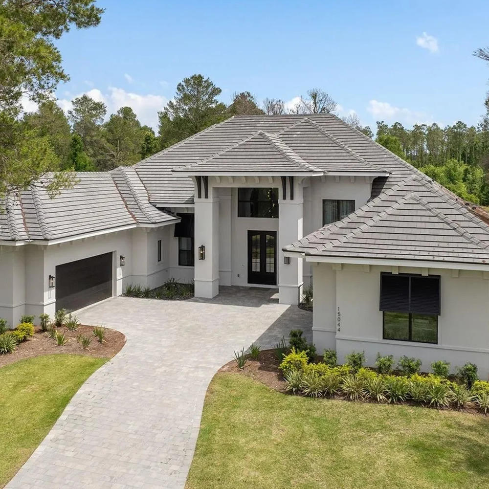 Aerial view of Leandro Barbosa’s Bella Collina Home