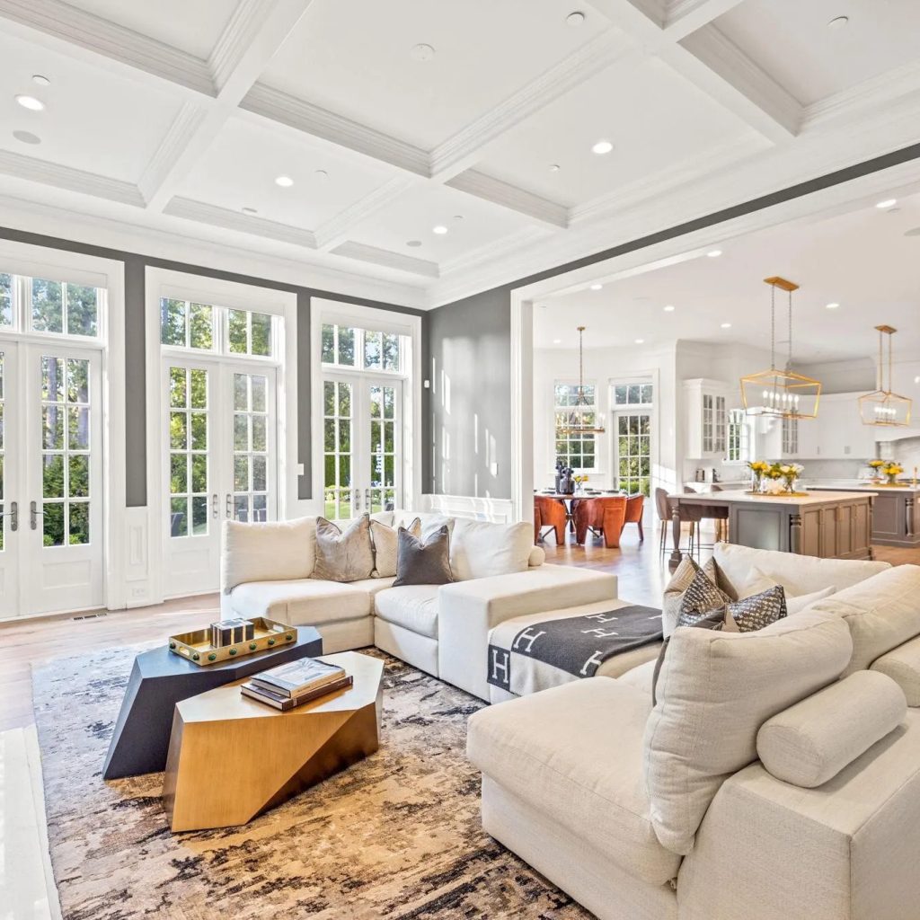 Living Room in Kentavious Caldwell-Pope’s Potomac Home