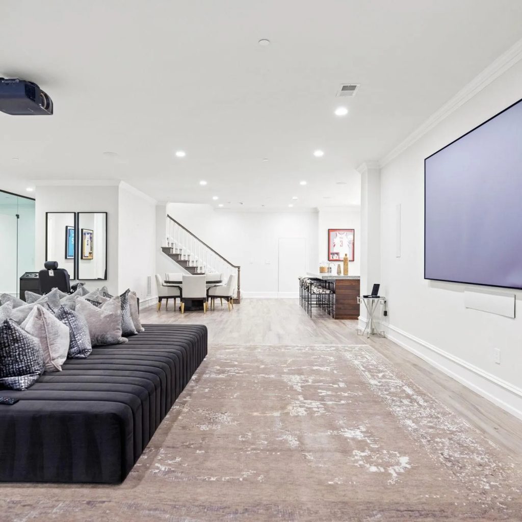 Living Room in Kentavious Caldwell-Pope’s Potomac Home