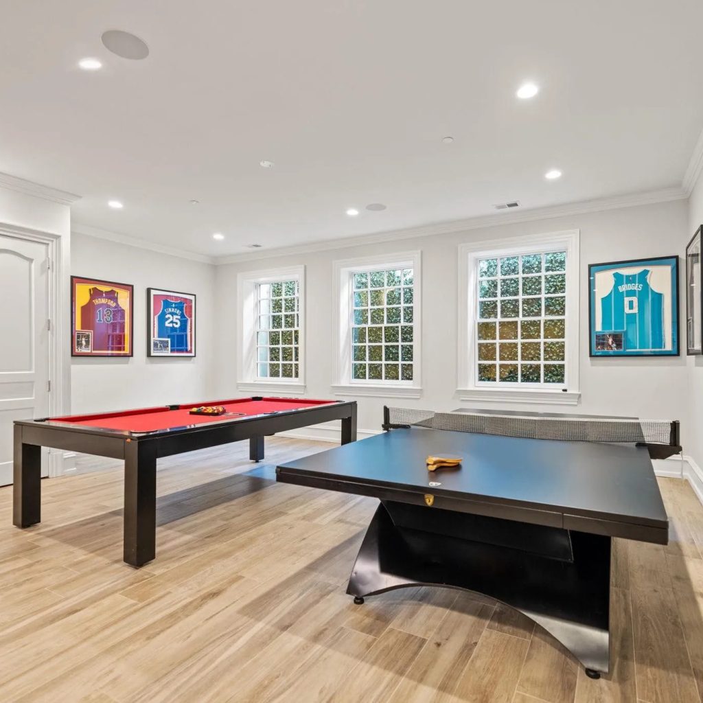 Billiards Room in Kentavious Caldwell-Pope’s Potomac Home