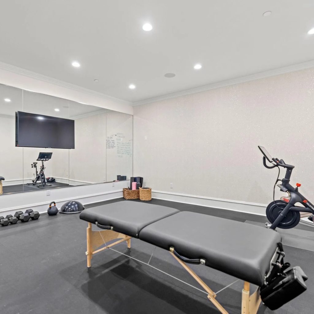 Gym Room in Kentavious Caldwell-Pope’s Potomac Home