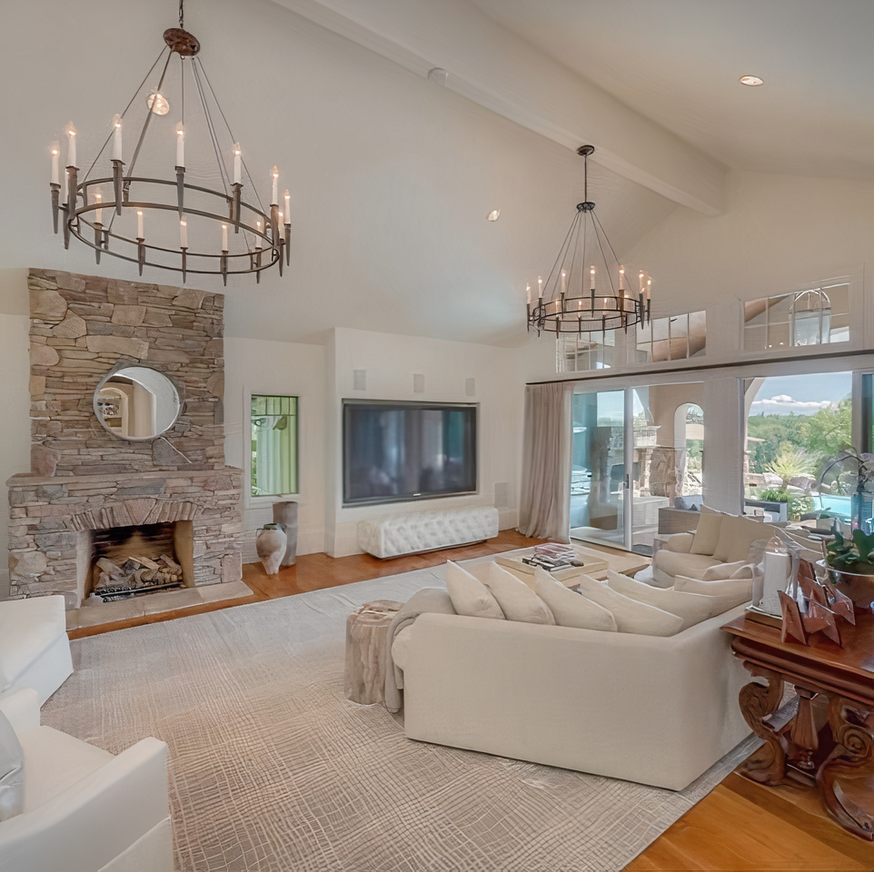 Sitting Area in Damian Lillard's Oregon Home