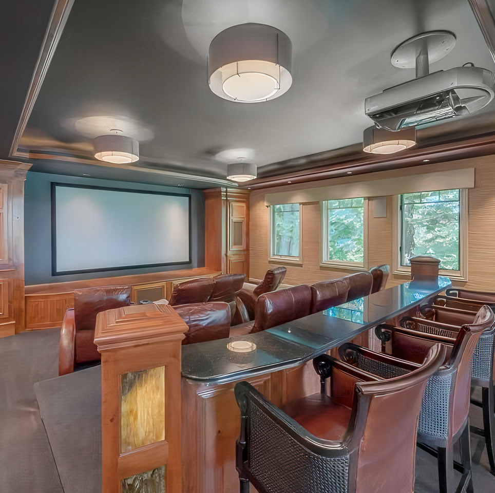 Home Theater in Damian Lillard's Oregon Home