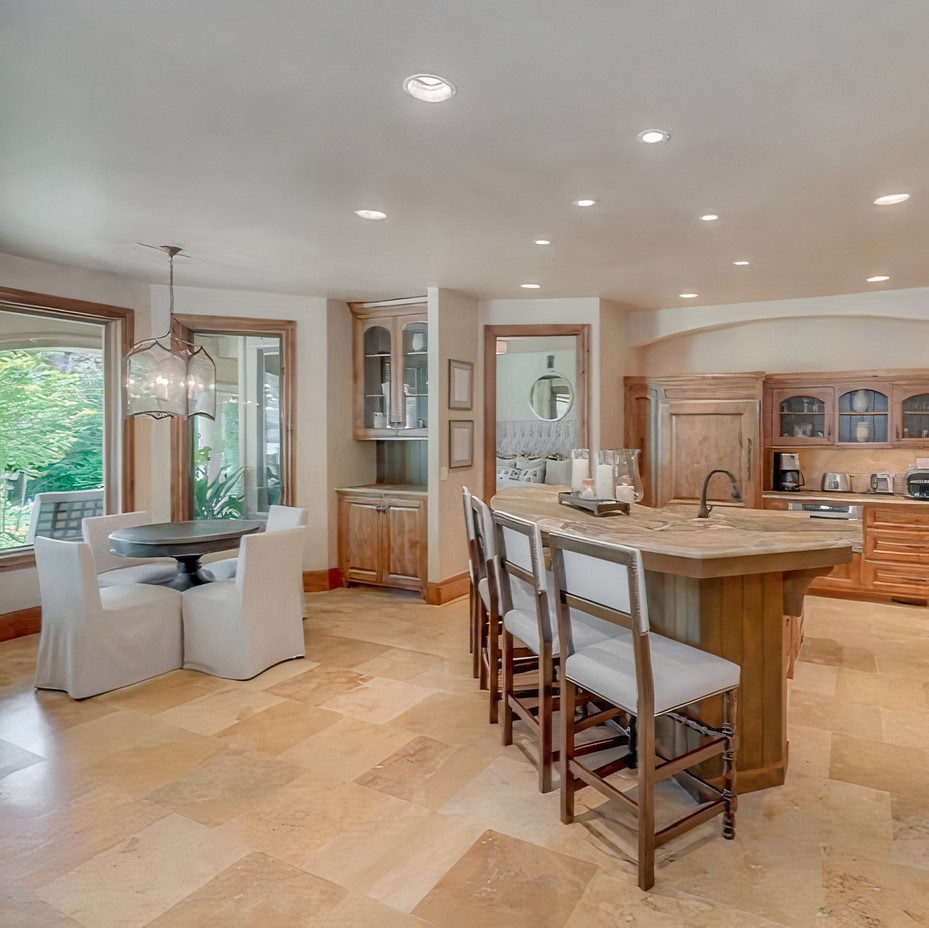 Kitchen in Damian Lillard's Oregon Home