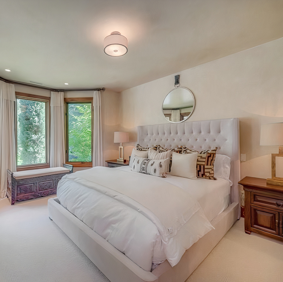 Bedroom in Damian Lillard's Oregon Home