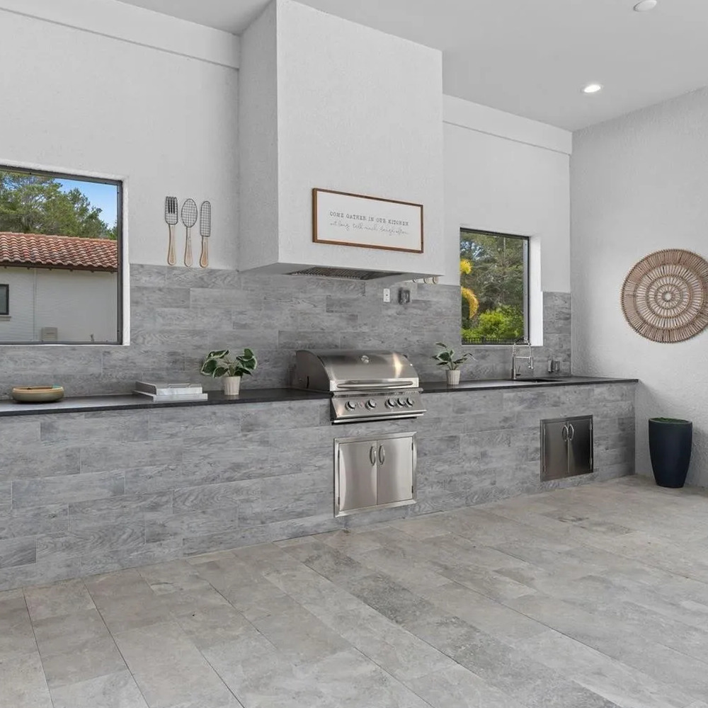 Kitchen in Leandro Barbosa’s Bella Collina Home