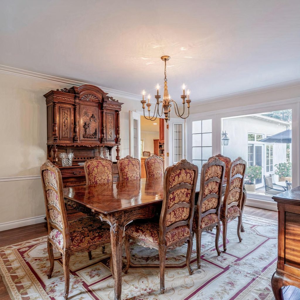 Dining Room in Blake Griffin's Brentwood Home