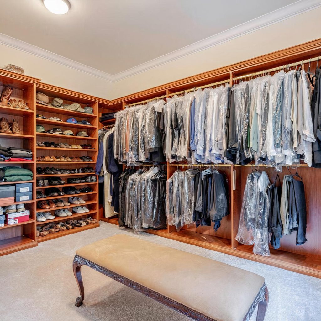 Walk -in Closet in Blake Griffin's Brentwood Home