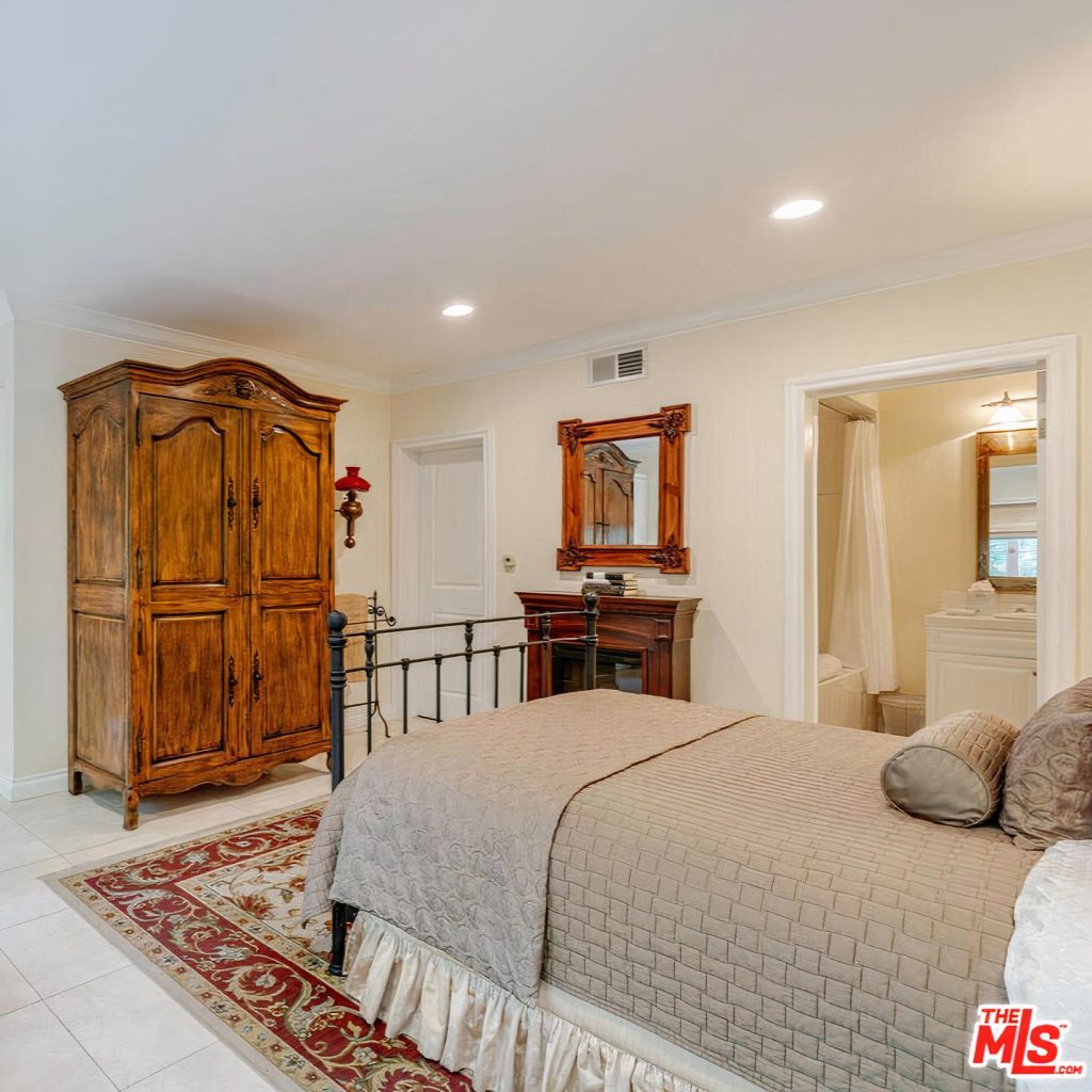 Bedroom in Blake Griffin's Brentwood Home