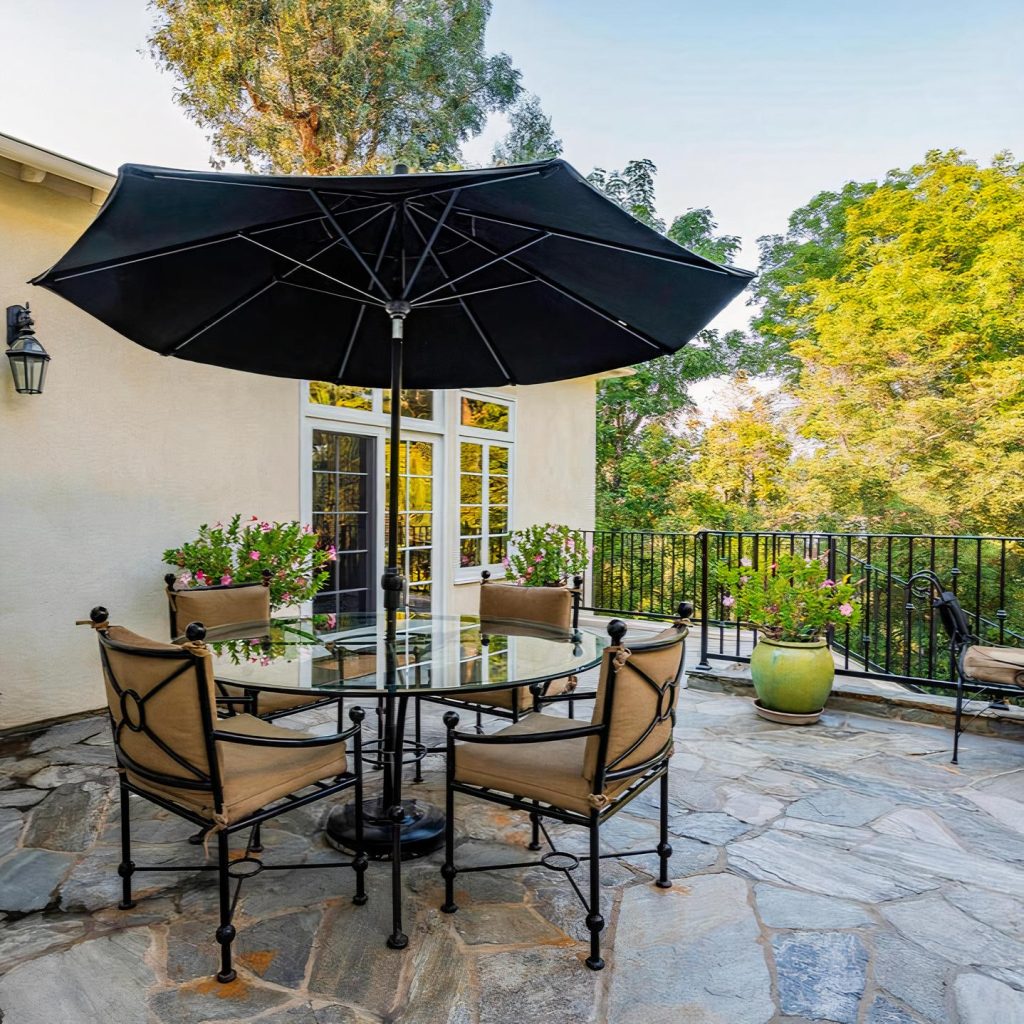 Balcony of Blake Griffin's Brentwood Home