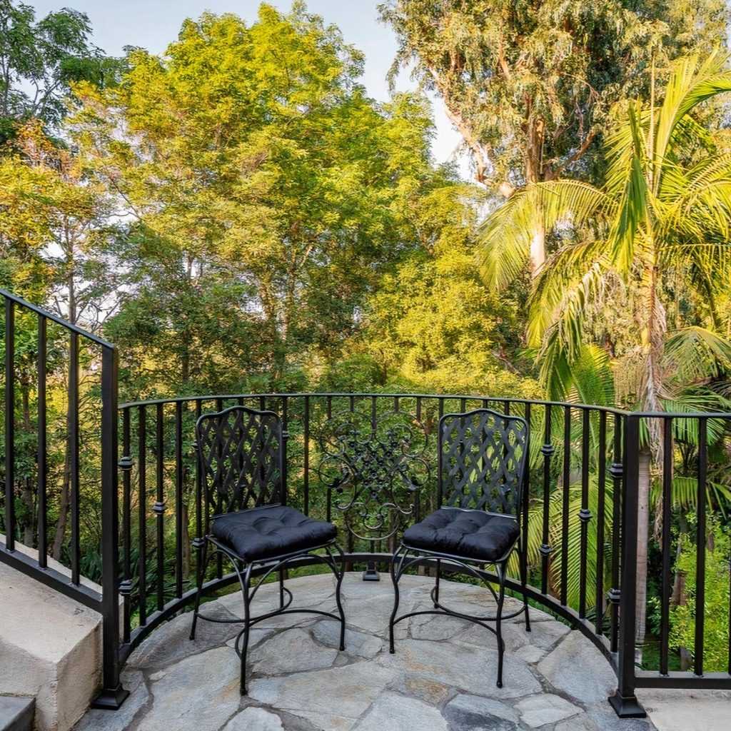 Balcony of Blake Griffin's Brentwood Home